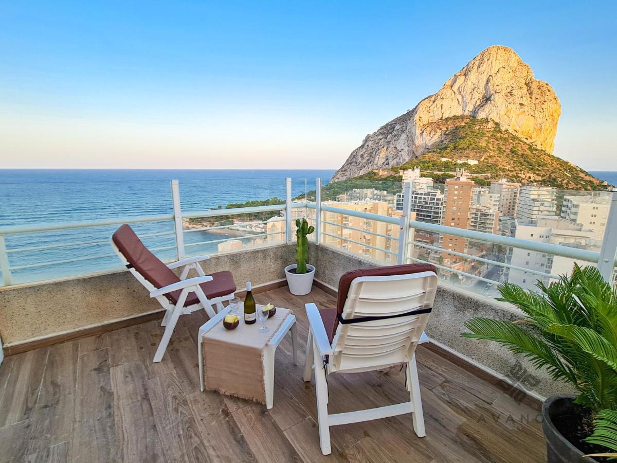 A008 - Ático nuevo con las mejores vistas de Calpe Exterior foto